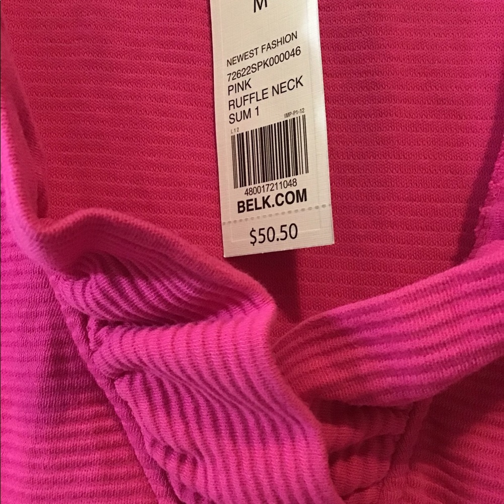 Pink Ruffle Top - Picture 3 of 5